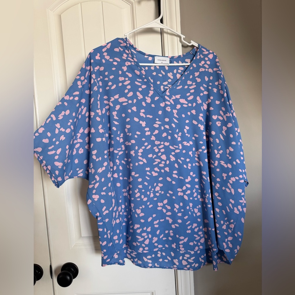 Adrienne Oversized Poncho Top, Size XS